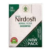 Нирдош гвоздика-мята (Nirdosh Dhoompan clove-mint) травяной ингалятор с фильтром, 20шт - бросить курить легко