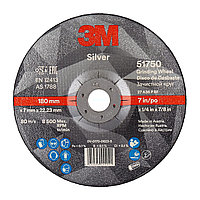 3M Silver 51750 Зачистной Круг, T27, 180 мм х 7 мм х 22 мм