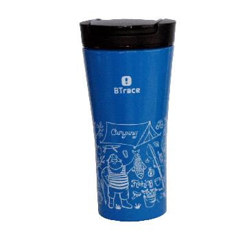 Термос-кружка 406-500T синий/рис.рыбак 500 мл BTrace