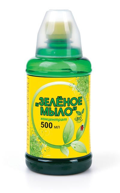 Зелёное мыло 500мл с мерным стаканчиком