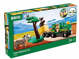 Деревянная железная дорога Brio Сафари 33720