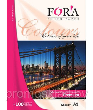 Фотобумага сублимационная FORA Premium А3 100 листов