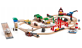 Игровой набор Brio Делюкс Город с аэропортом, портом, фермой 33766
