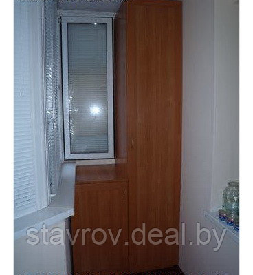 Встроенная мебель на балкон - фото 1 - id-p34204813