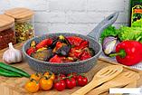 Сковорода Elan Gallery Гармония вкуса 120584 (серый мрамор), фото 4