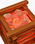 Соляная лампа - ночник Очаг Salt Lamp из гималайской соли 3-3.5 кг, фото 7