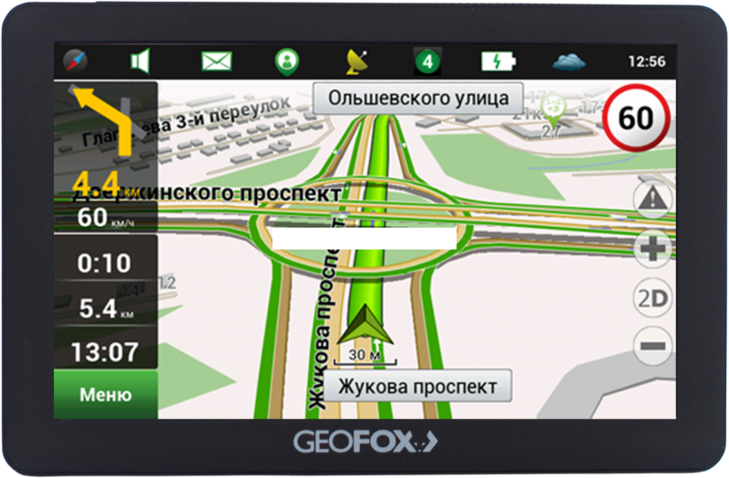 GPS навигатор 5" Geofox MID502GPS
