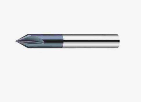 Фреза твердосплавная фасочная 10x25x10x60x3Fx90° HRC55 TIAIN