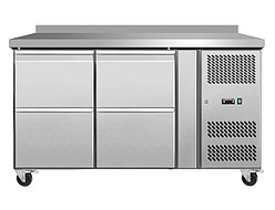 Морозильный стол Koreco GN/2100BTD4/W (4 ящика, с бортом, -18 до -20 С)