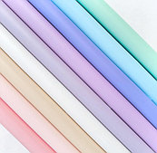 Плёнка PASTEL матовая полупрозрачная 59 см*180 гр, 40 мк
