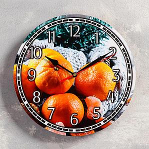 Часы настенные Мандарины, d-24 см, плавный ход 5307578
