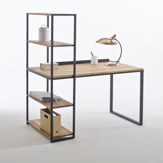 Стол компьютерный с полками в стиле LOFT DPG804