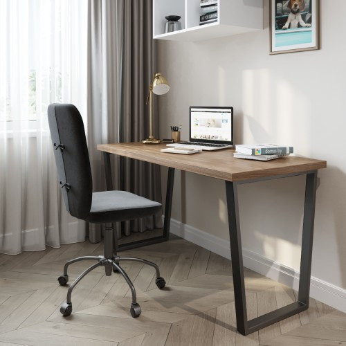 Стол компьютерный с полками в стиле LOFT DPG801