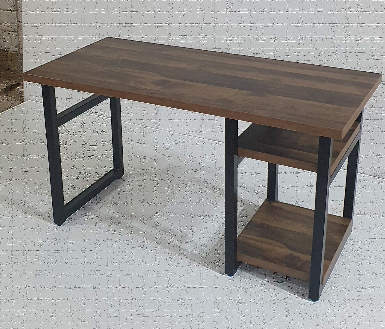 Компьютерный стол с полками в стиле LOFT DPG802