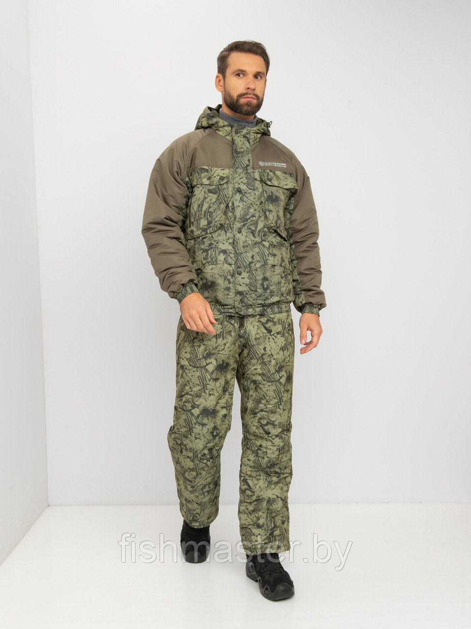 Костюм деми HUNTSMAN Таймень -15°C цвет Графика Листва