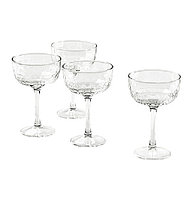 IKEA/  ФРЕЙДА бокал для шампанского, прозрачное стекло, 200мл 4шт