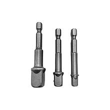 Набор переходников под шуруповерт (1/4" 3/8" 1/2") Гамматест GT1Y043