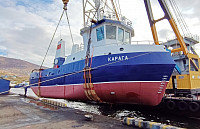 Сейнеры Карага и Карымай спустили на воду