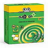 Спирали от комаров Nadzor малодымные без запаха зеленые 10 шт, фото 2
