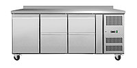 Морозильный стол Koreco GN/3100BTL1D4/W (1 дверь, 4 ящика, с бортом, -18 до -20 С)