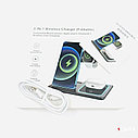 Беспроводная зарядная станция 3 в 1 Wireless charger K1527, фото 9