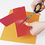 Ножницы STAFF Basic, 180 мм, чёрные, ПВХ чехол с европодвесом, 236939, Китай, фото 6