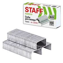 Скобы для степлера STAFF EVERYDAY №10 1000 шт