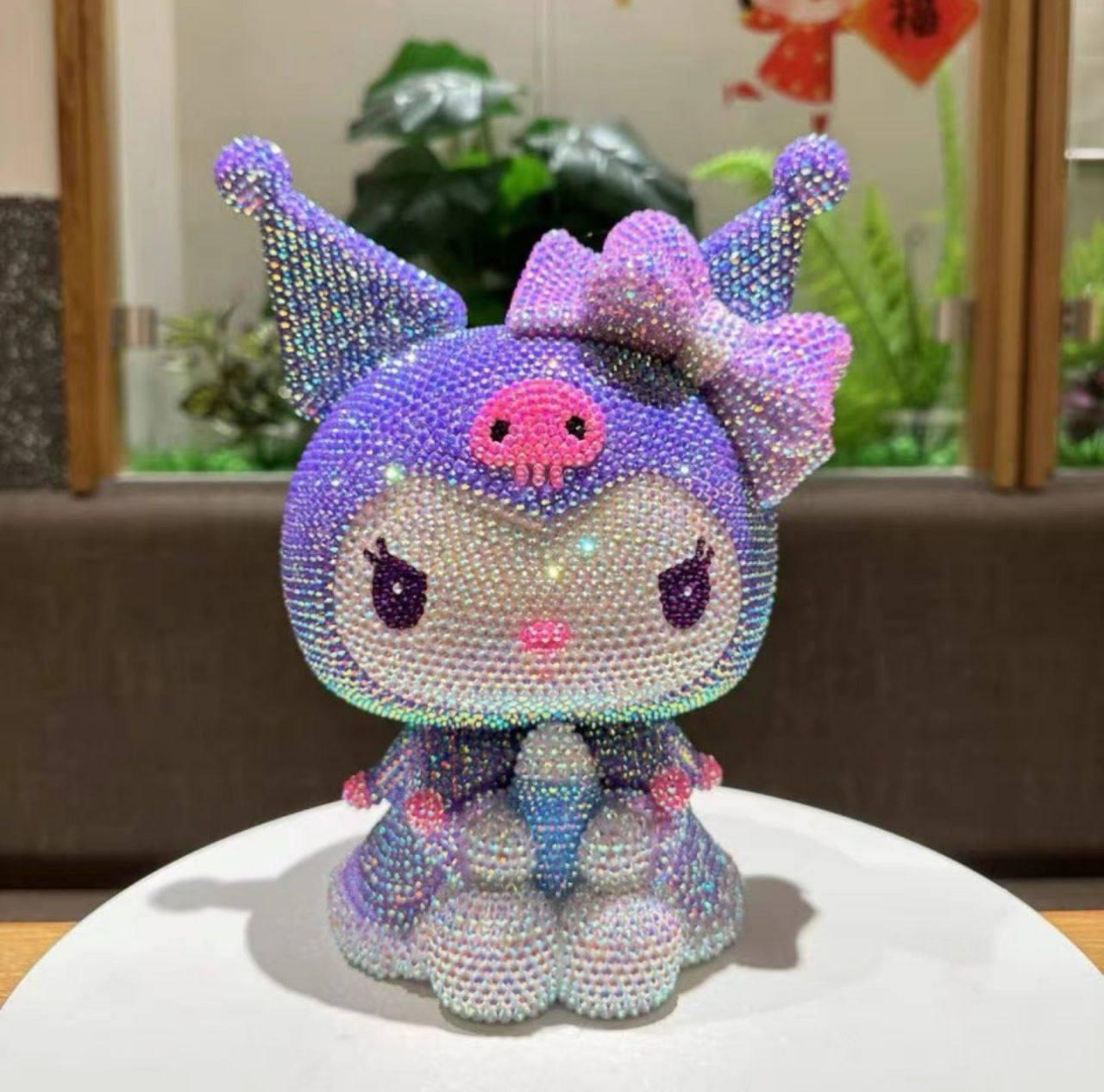 Алмазная мозаика копилка из страз Куроми (Kuromi), фото 1