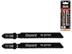Пилка лобз. по дереву T119B (2 шт.) GEPARD (пропил прямой, тонкий, для базовых работ)