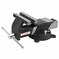 Тиски стальные поворотные с наковальней 8''-200мм