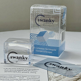 Штамп SWANKY прямоугольный, силиконовый