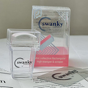 Штамп SWANKY прямоугольный, высокий, силиконовый