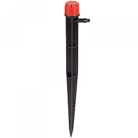 Капельница регулируемая, 1/4", 0-70 л/ч - 1 bar на стойке 15см (AOD0170H) GreenHelper Капельница