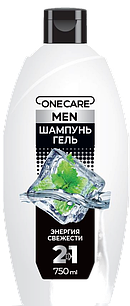 Шампунь - гель для мужчин OneCare 2в1 Энергия свежести, 750 мл