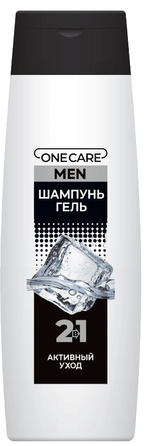 Шампунь - гель для мужчин OneCare 2в1 Активный уход, 400 мл