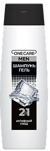 Шампунь - гель для мужчин OneCare 2в1 Активный уход, 400 мл