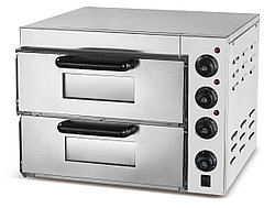 Печь для пиццы подовая Kocateq EPC 02 S NW (электрическая, 2-камерная с подом 40*40 см)