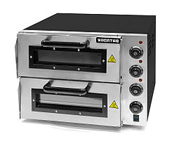 Печь для пиццы подовая Kocateq EPC 02P (электрическая, 2-камерная с подом 41*41 см)