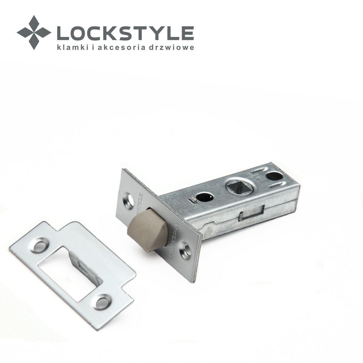 Механизм дверной врезной LOCKSTYLE 100PVC комплект с ответной планкой CBM (матовый хром)