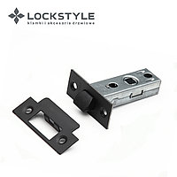 Механизм дверной врезной LOCKSTYLE 100PVC комплект с ответной планкой AL6 (черный )