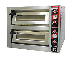 Печь для пиццы подовая Kocateq F2/9262EAV T (электрическая, 2-камерная с подом 89,5*60 см)