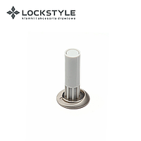 Дверной магнитный ограничитель скрытый LOCKSTYLE, модель STOPPINO Mod. 2 MATT NICKEL (матовый никель)