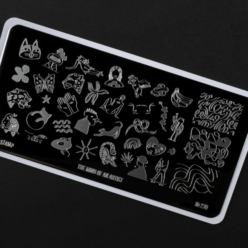 Пластина для стемпинга Go! Stamp 270 The Mind Of An Artist