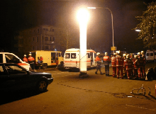 Световой столб с генератором модель EL(T2) 100LED 0,8 GX/ Световой столб мини 2м