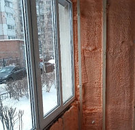 Утепление балкона напыляемым утеплителем в баллонах POLYNOR