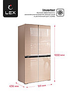 Холодильник LEX LCD505GLGID (Side by Side), фото 4