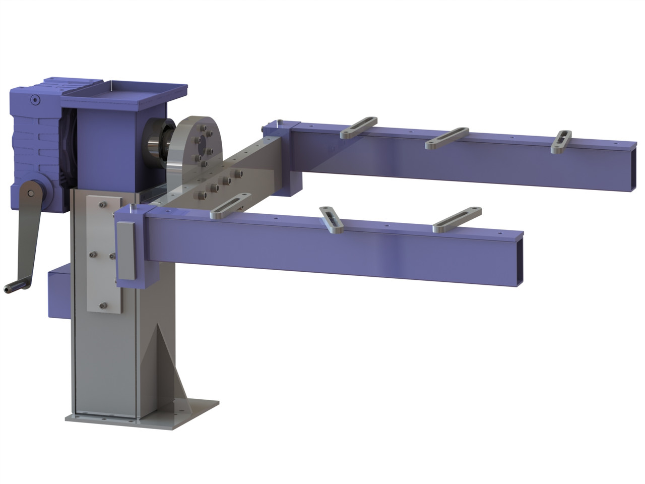 Кантователь двигателя и КПП коммерческого транспорта. Регулировка по высоте. Без основания. КД2500П (аналог