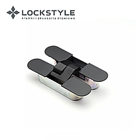 Петля скрытая 3D LOCKSTYLE , модель ECLIPSE 3.0 комплект BLACK (черный)