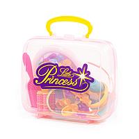 Игровой набор для девочки "Маленькая принцесса"(в чемоданчике)с набором принадлежностей.