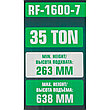 Домкрат RF-1600-7 35т ROCKFORCE RF-1600-7, фото 3